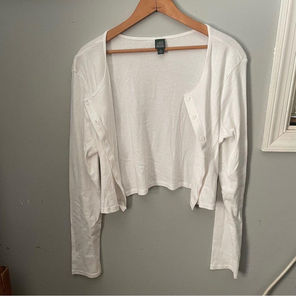 Wild Fable White XL Mini Cardigan - Picture 2 of 5